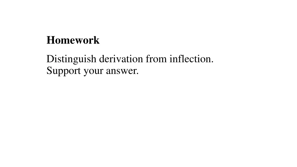 homework