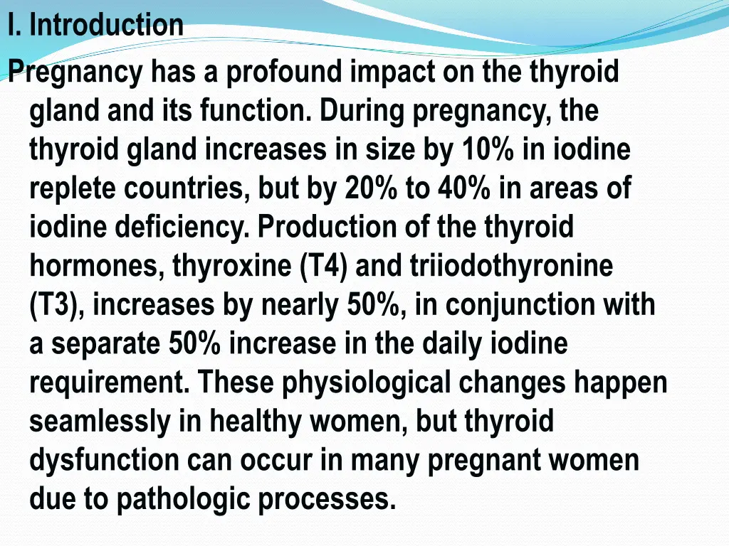 i introduction pregnancy has a profound impact