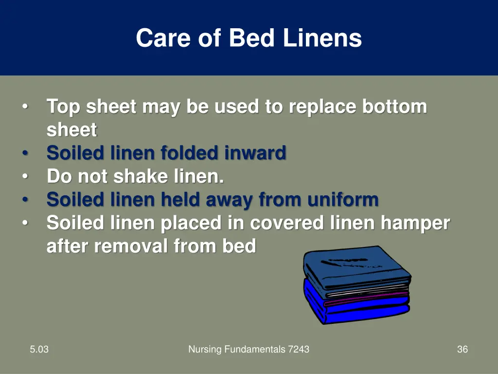 care of bed linens 1