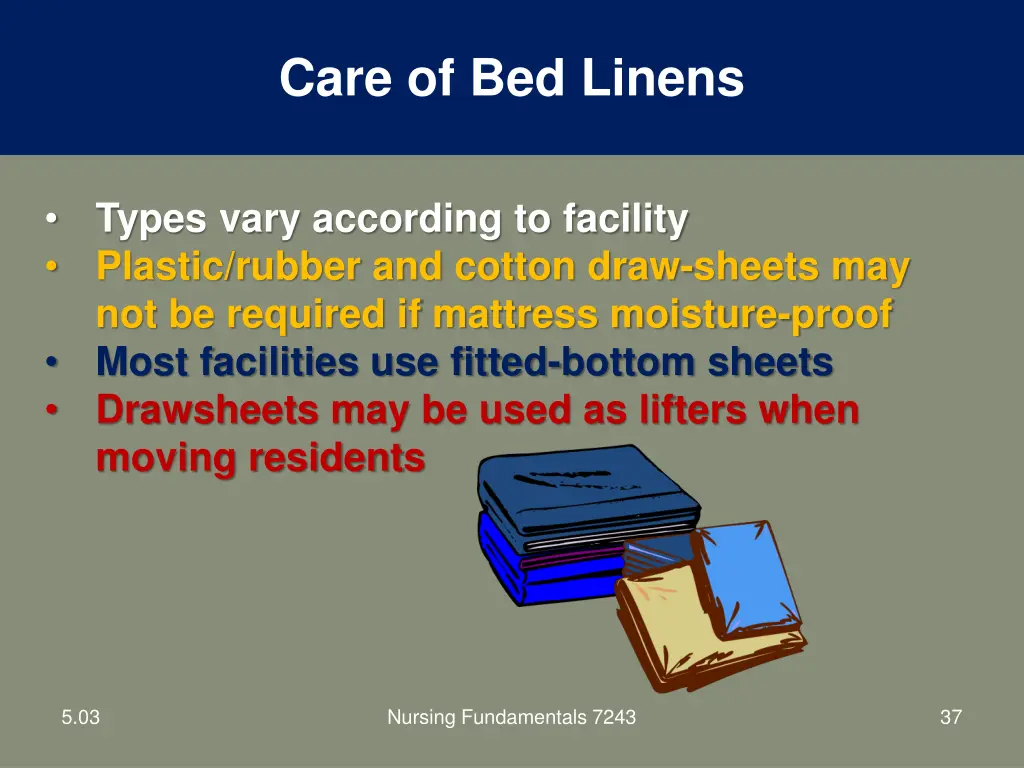 care of bed linens 2