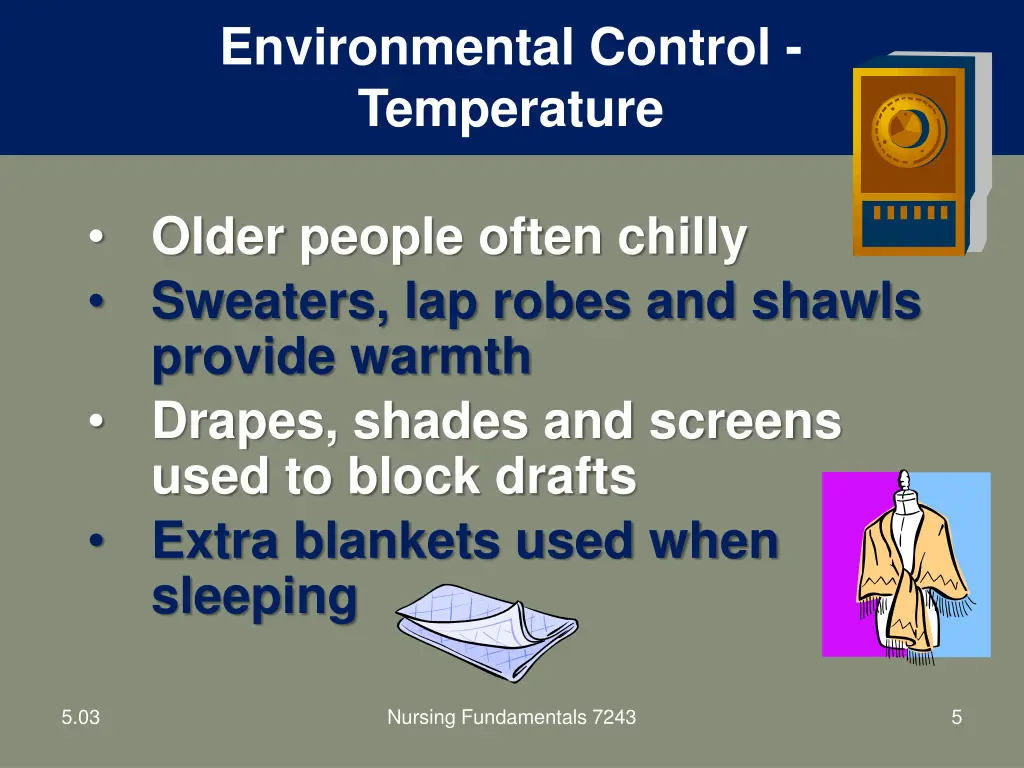 environmental control temperature
