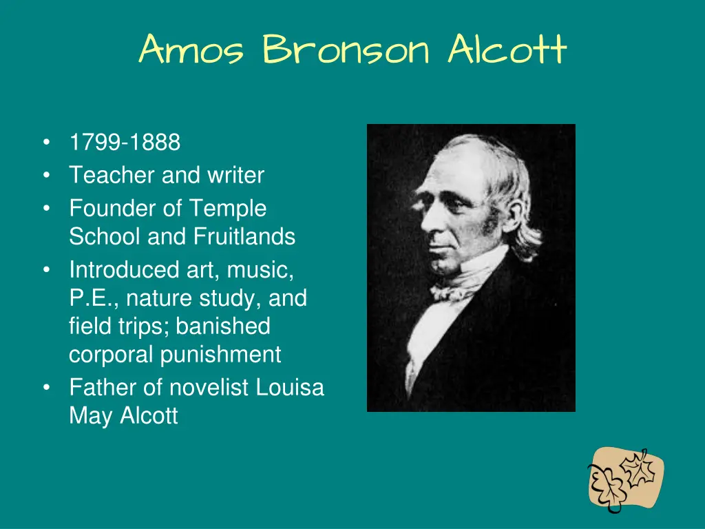 amos bronson alcott