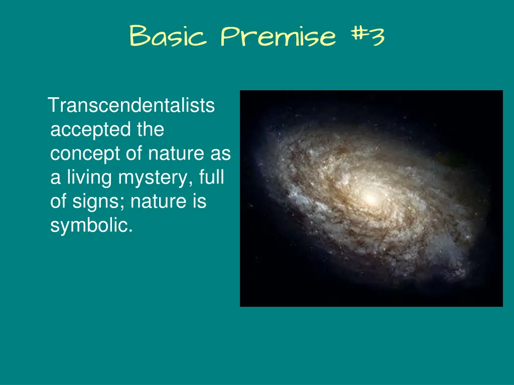 basic premise 3