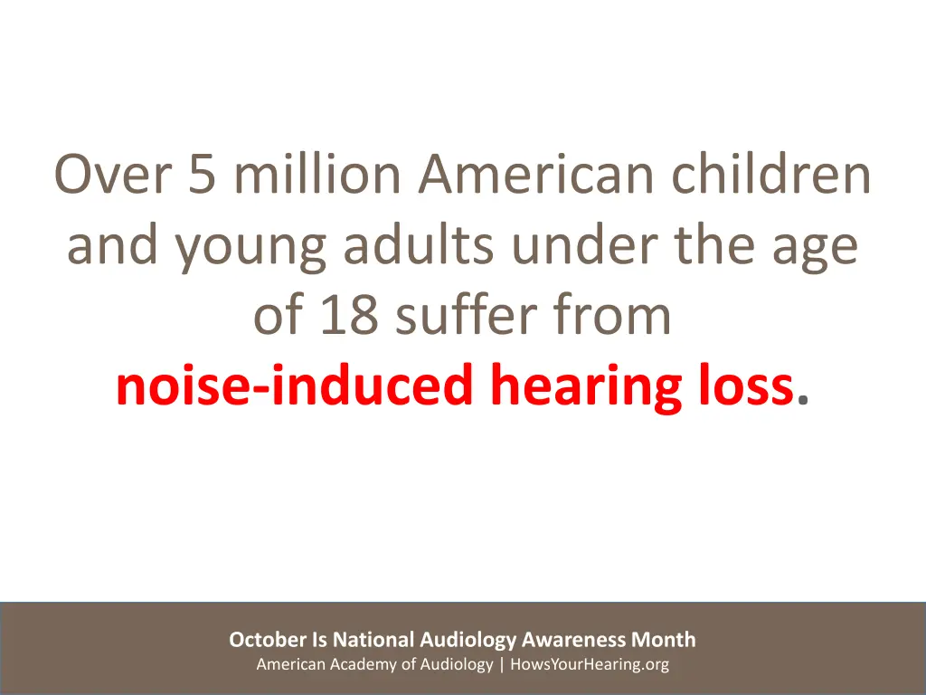 over 5 million american children and young adults