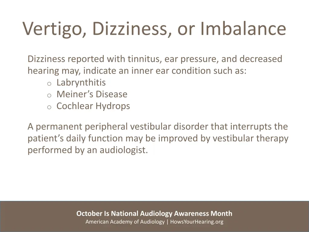 vertigo dizziness or imbalance 2