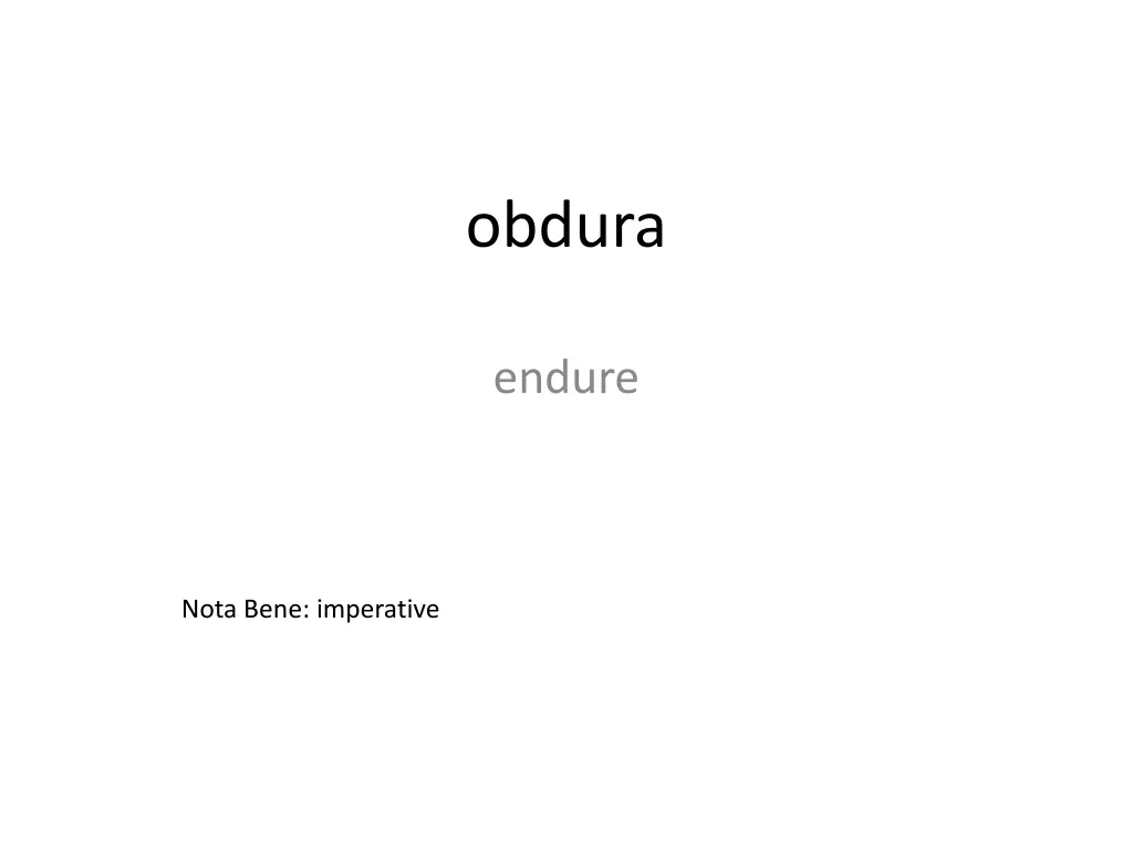 obdura