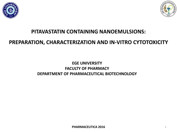 pitavastatin containing nanoemulsions
