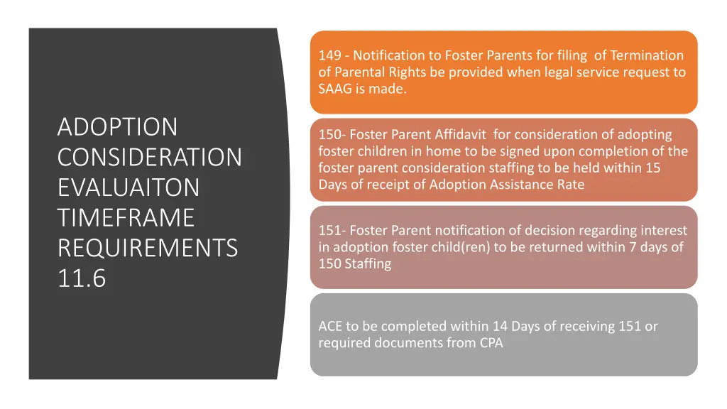 149 notification to foster parents for filing