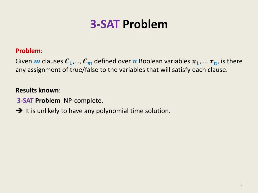 3 sat problem 3