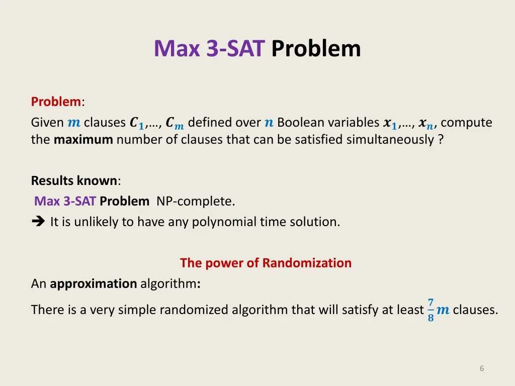 max 3 sat problem