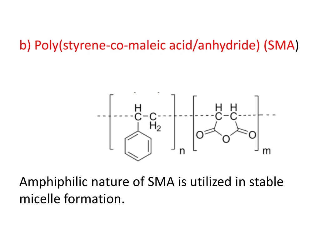 b poly styrene co maleic acid anhydride sma