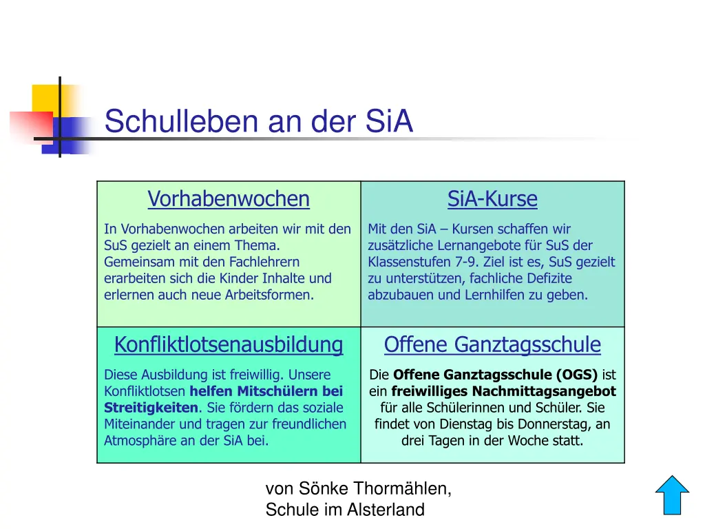 schulleben an der sia