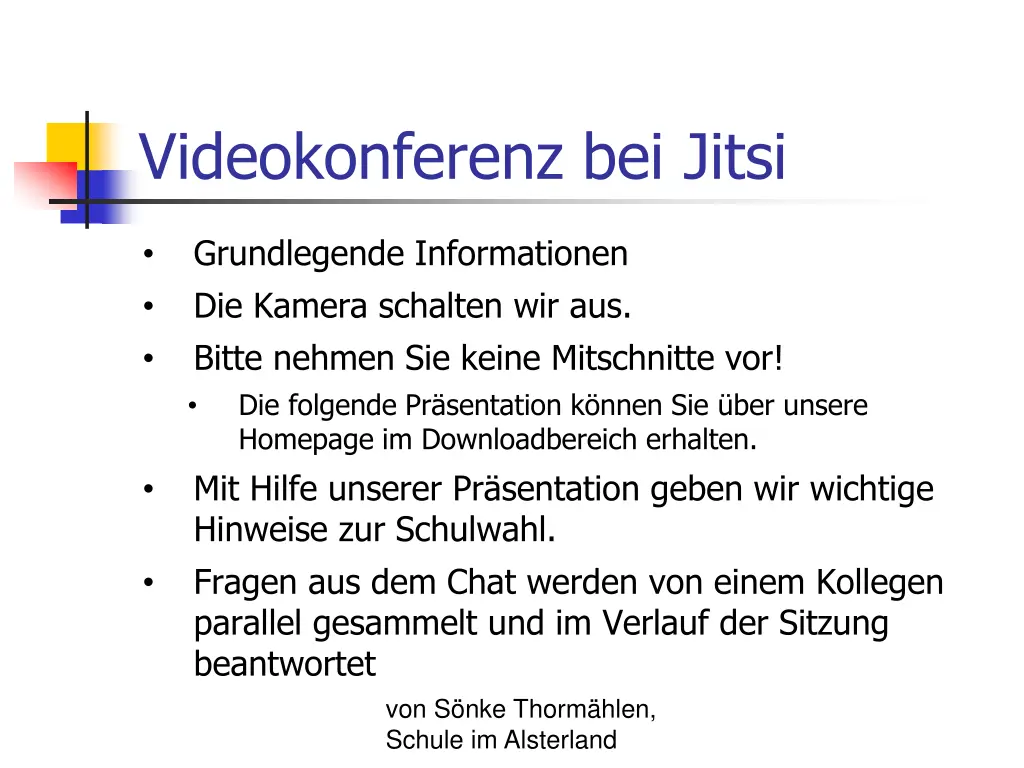 videokonferenz bei jitsi
