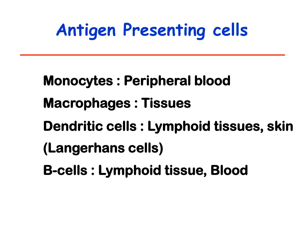 antigen presenting cells