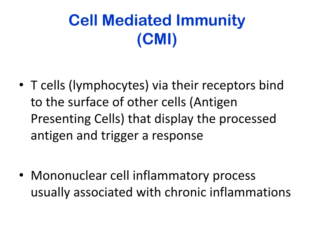 cell mediated immunity cmi