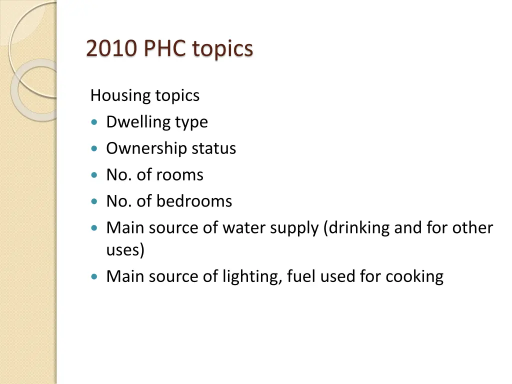 2010 phc topics 2