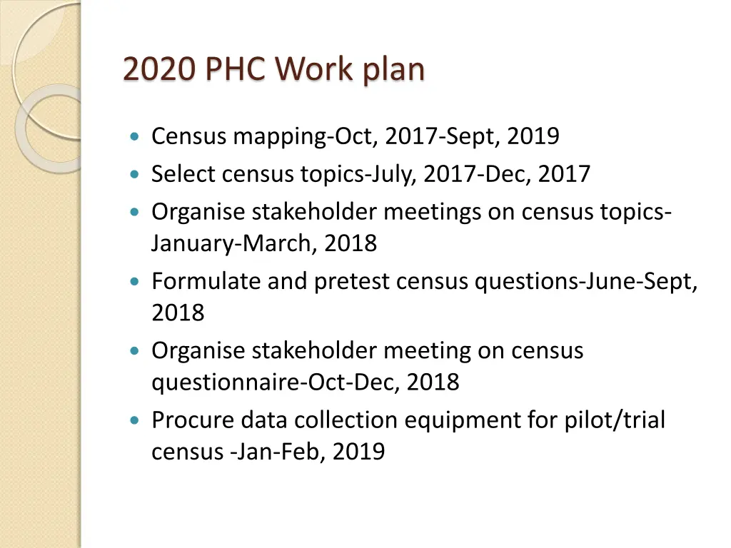 2020 phc work plan