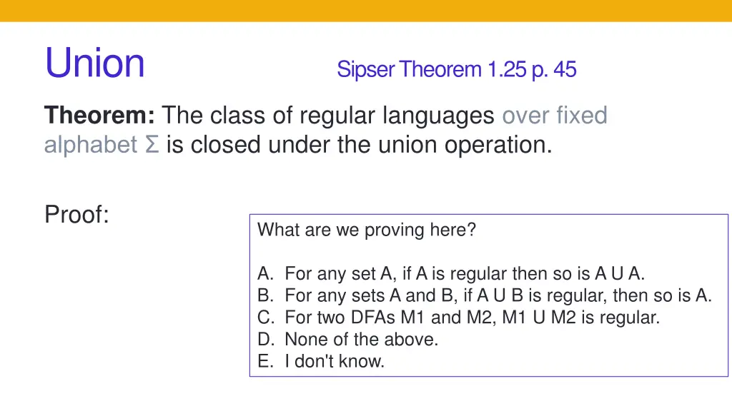 union