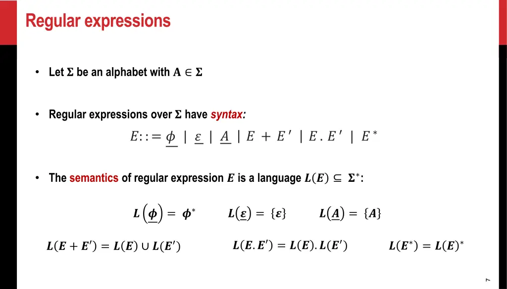 regular expressions