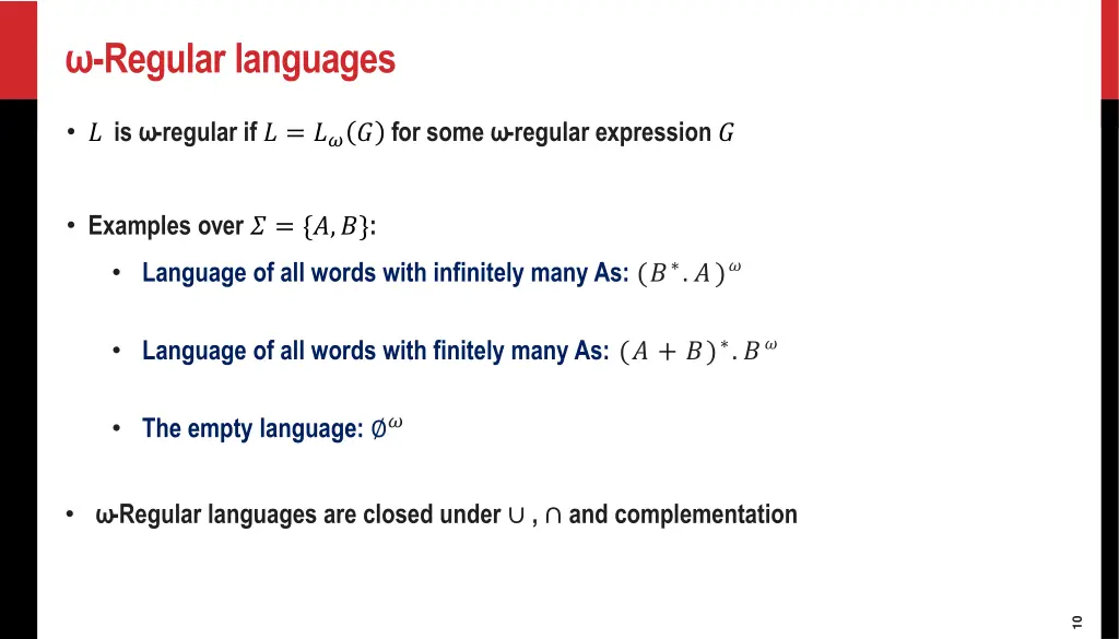 regular languages