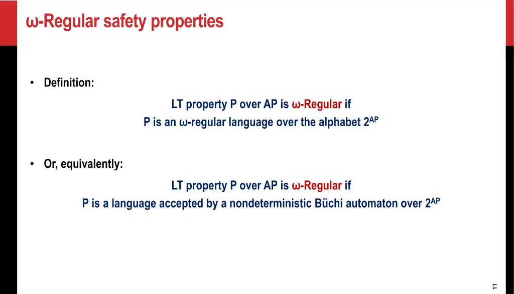 regular safety properties