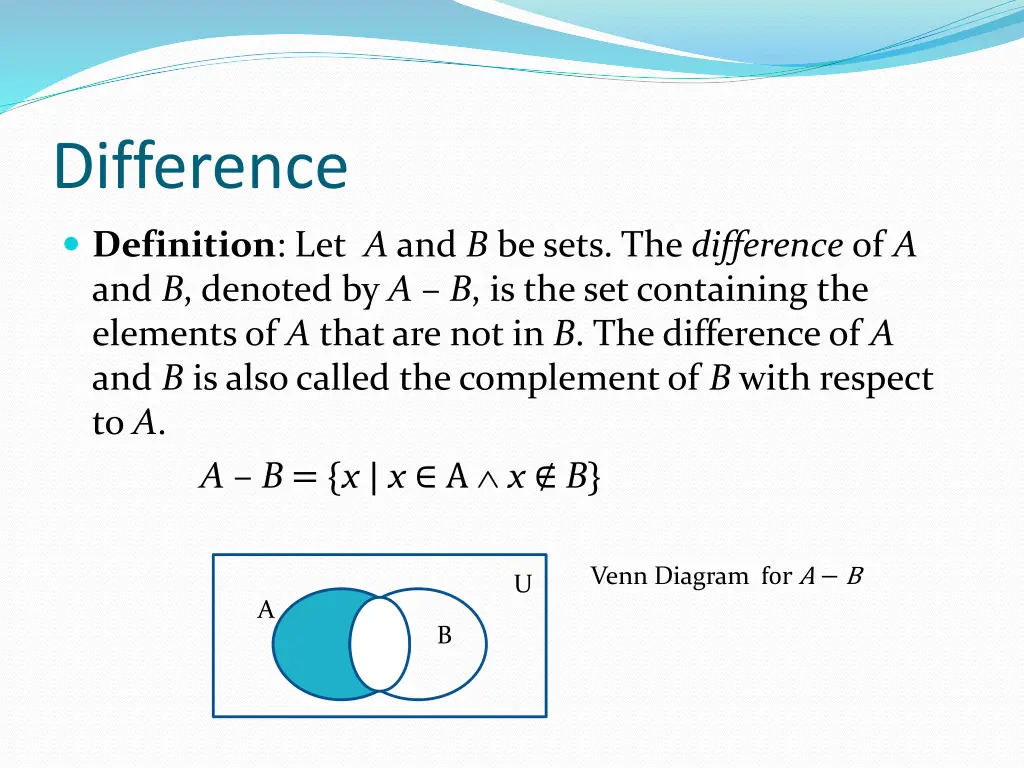 difference