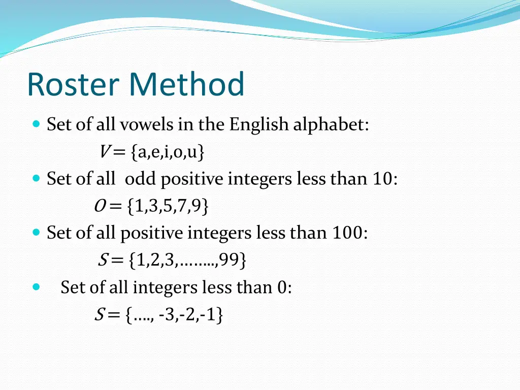 roster method