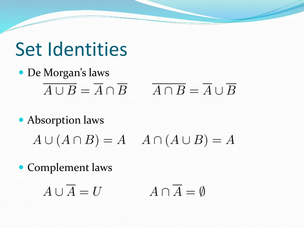 set identities 2