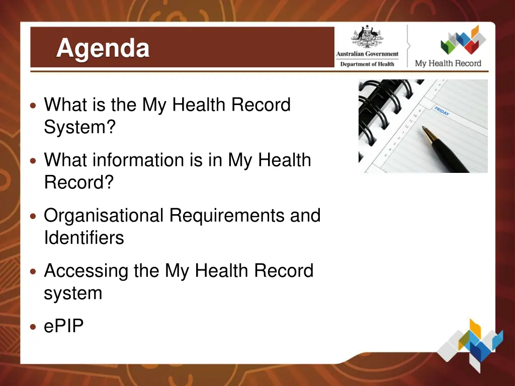 agenda