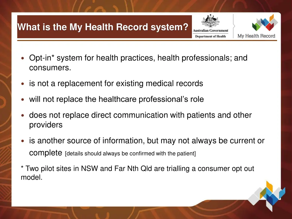 what is the my health record system 1