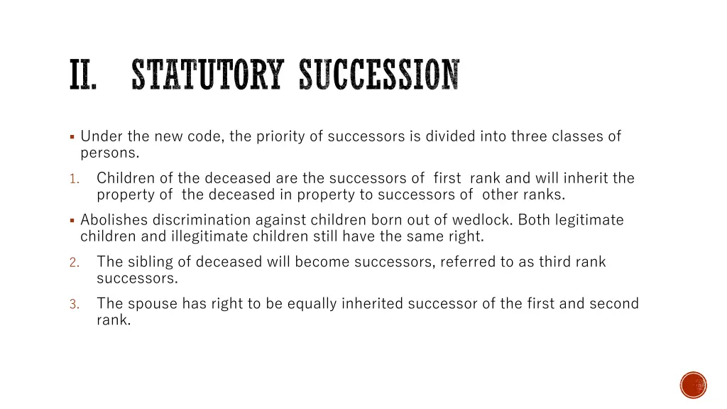 statutory succession