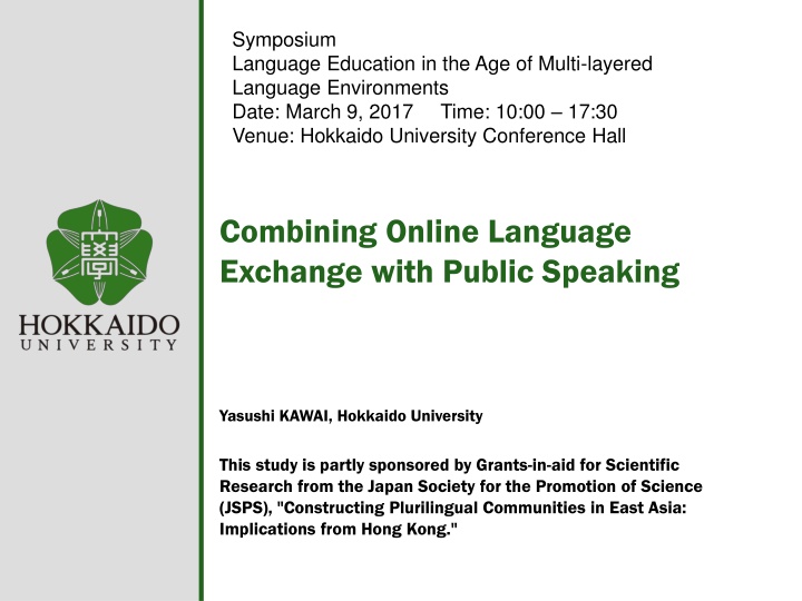 symposium language education in the age of multi