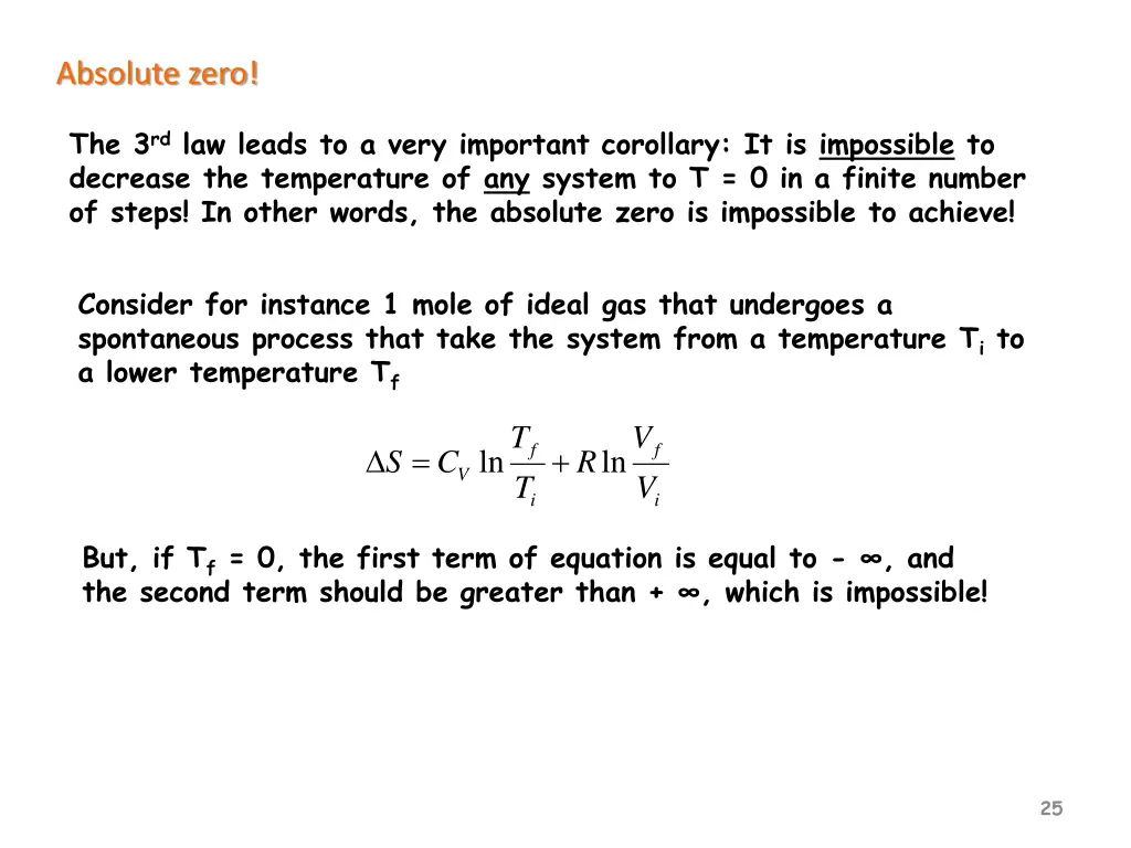 absolute zero