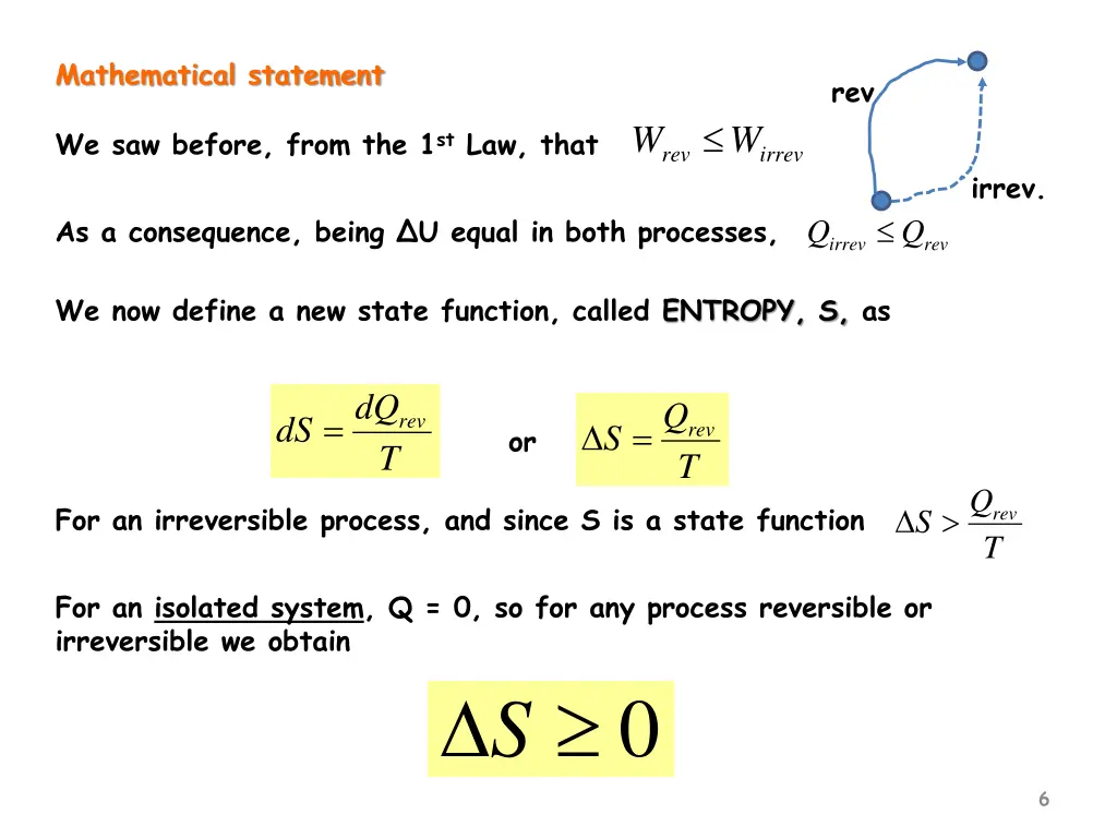 mathematical statement
