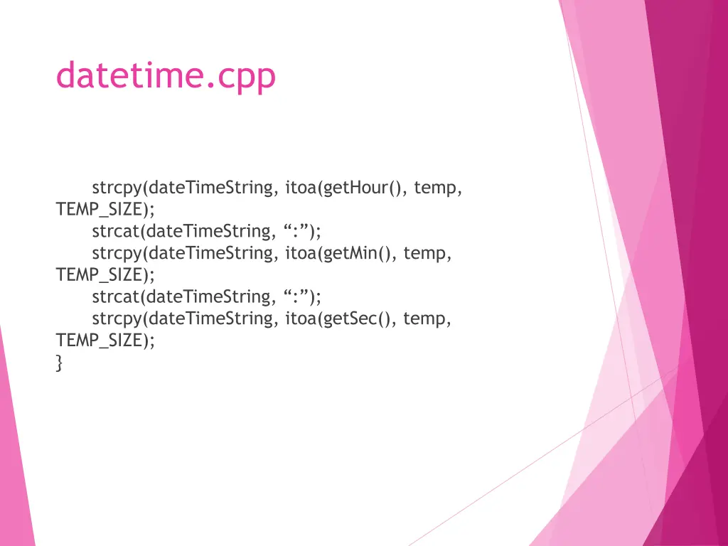 datetime cpp 2