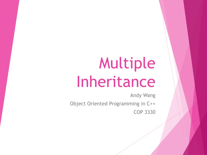 multiple inheritance