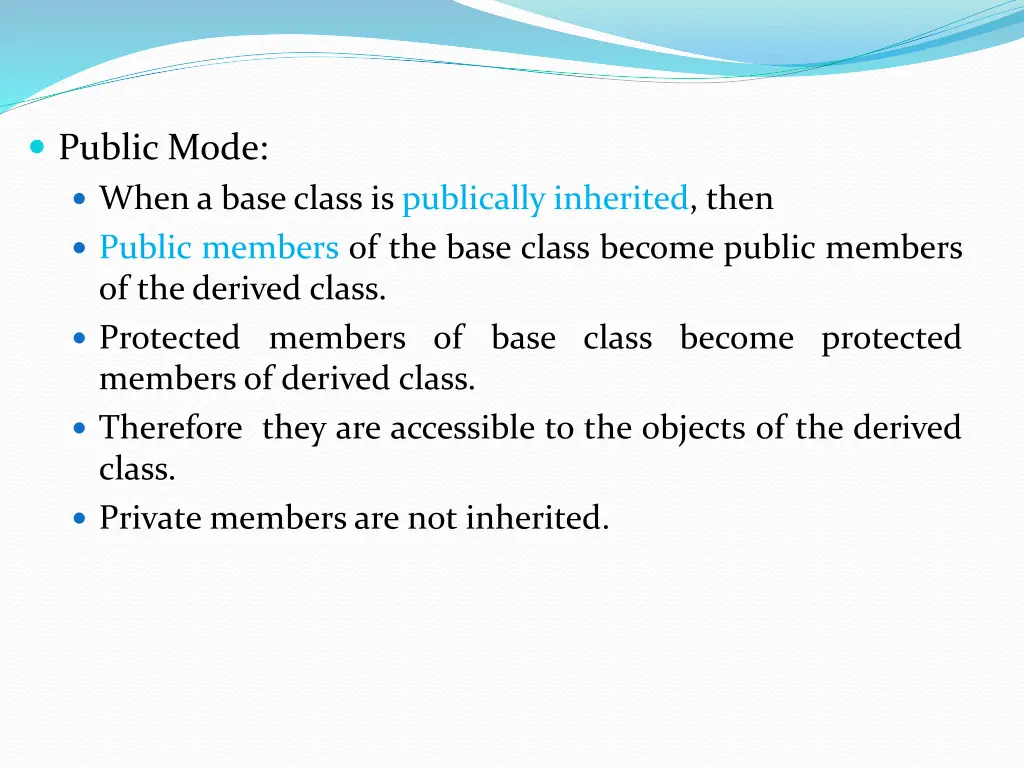 public mode