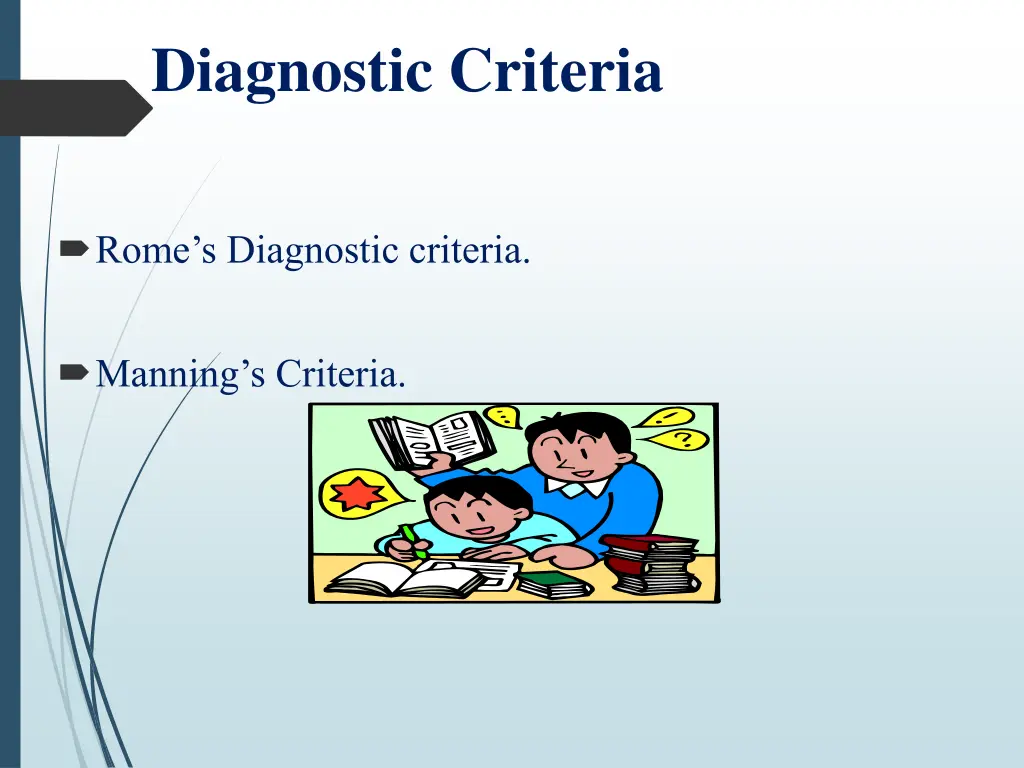 diagnostic criteria 1