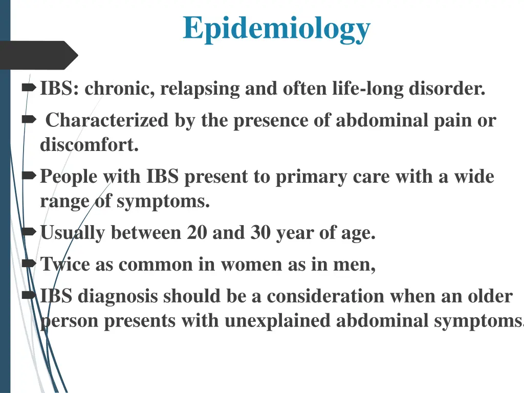 epidemiology