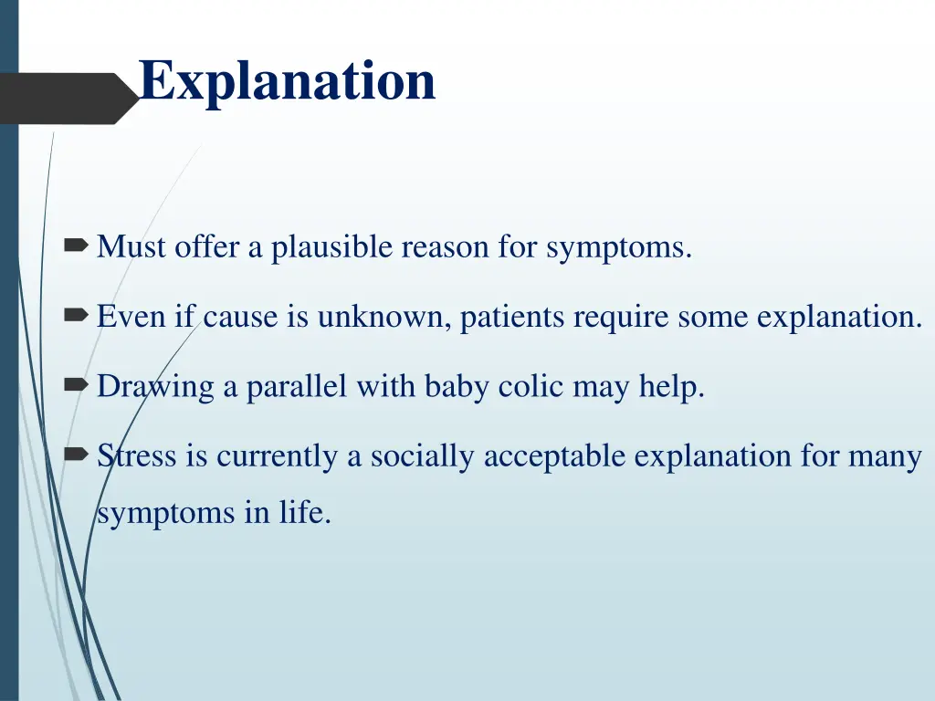 explanation