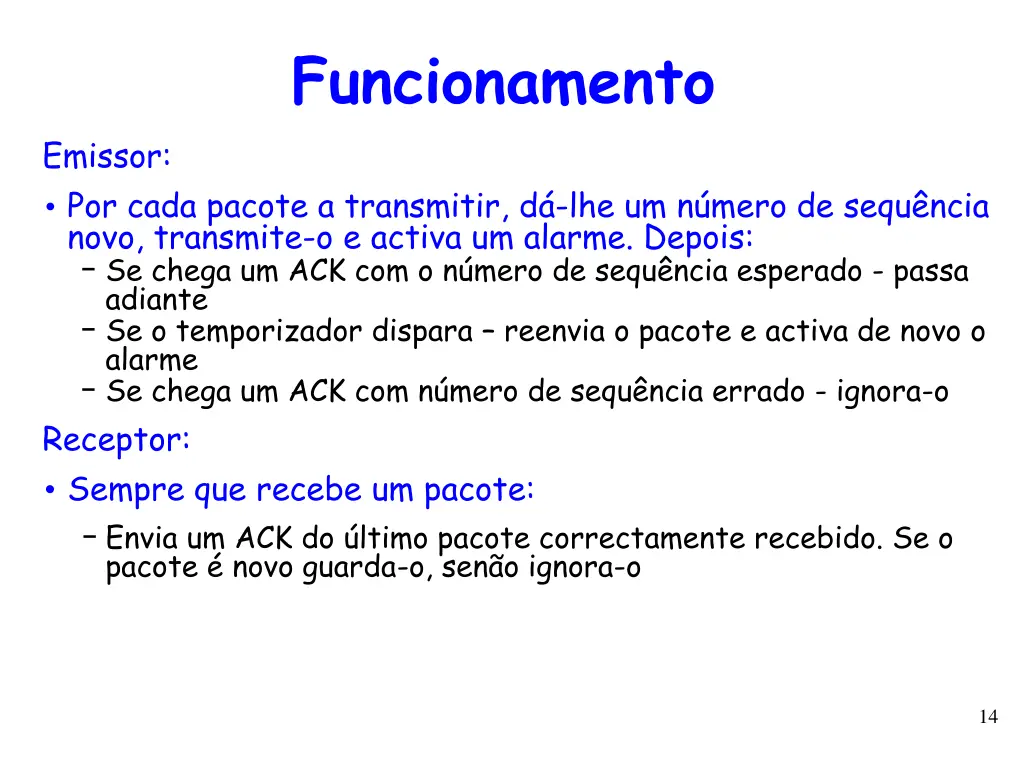 funcionamento