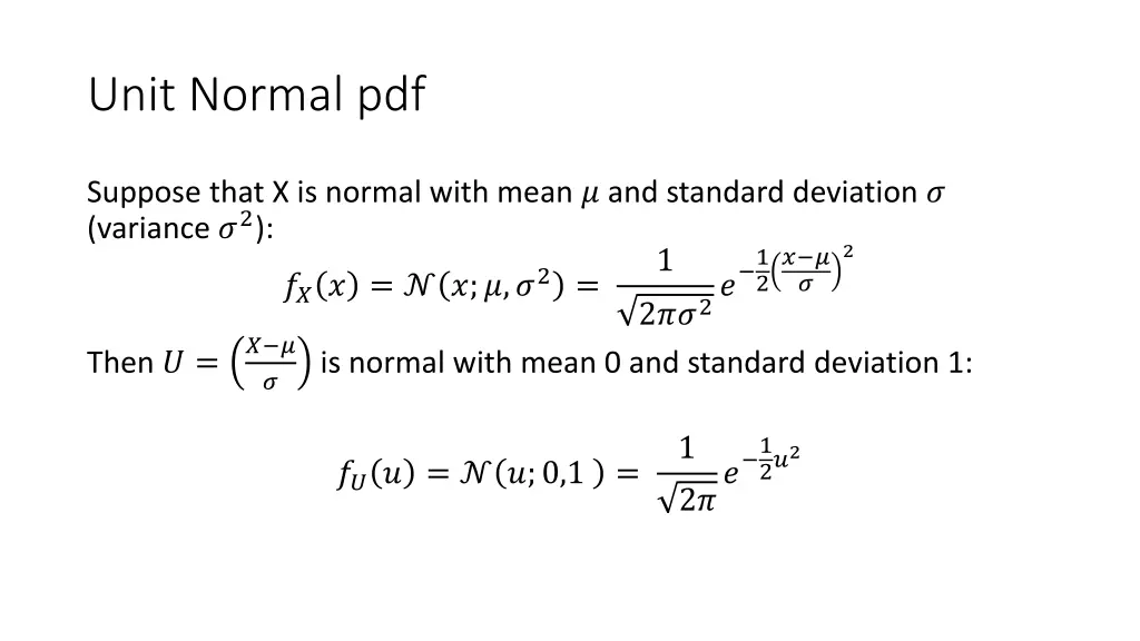 unit normal pdf