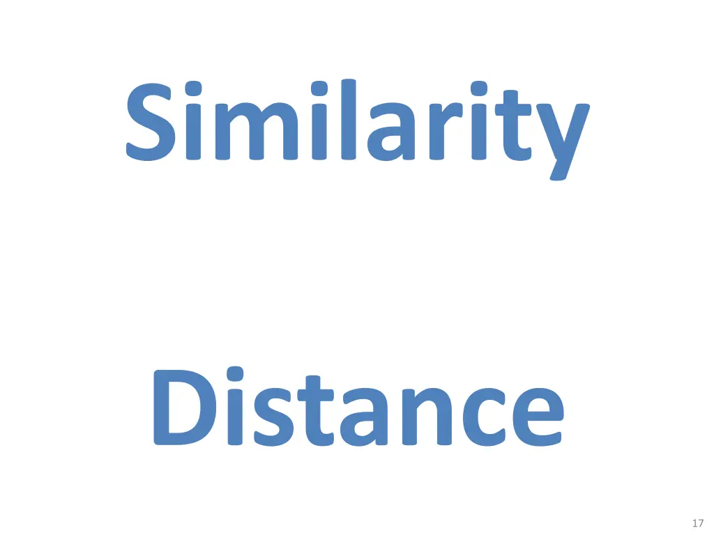 similarity