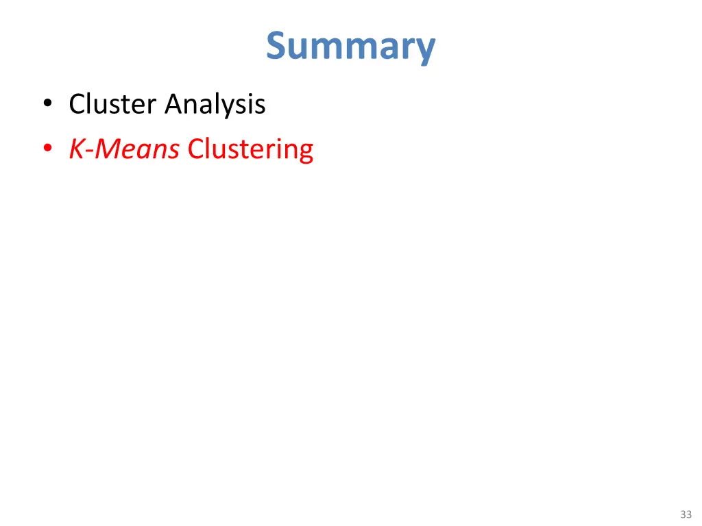 summary
