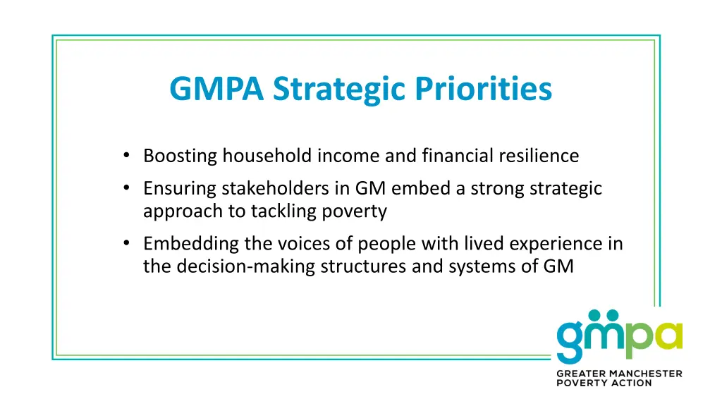 gmpa strategic priorities