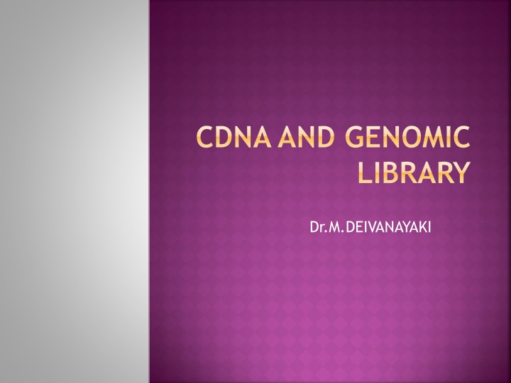 cdna and genomic