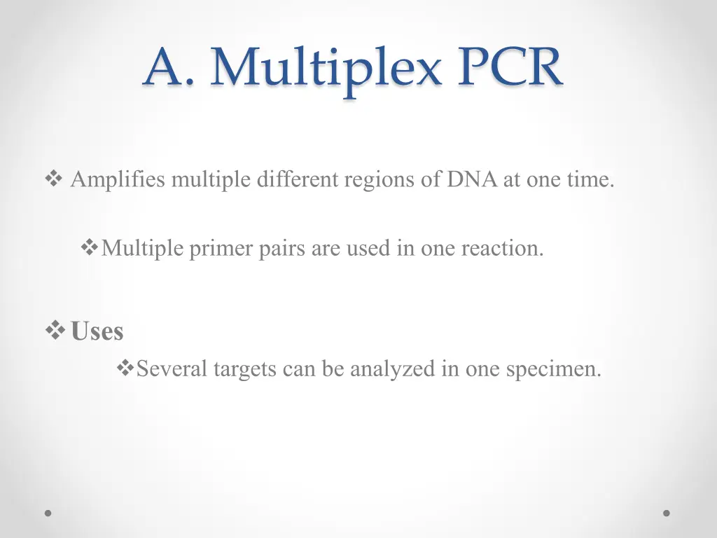 a multiplex pcr