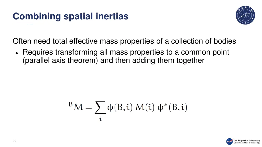 combining spatial inertias