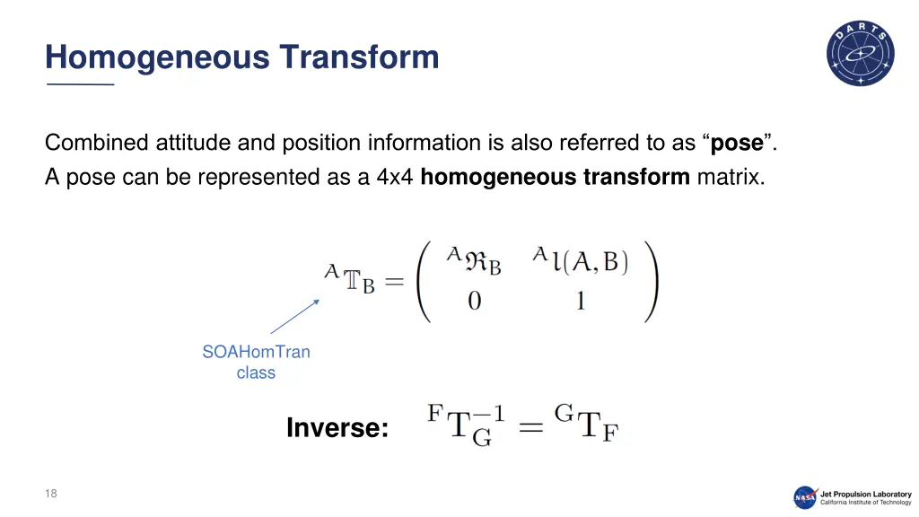 homogeneous transform