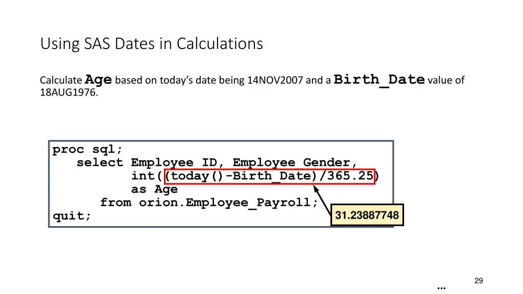 using sas dates in calculations 1